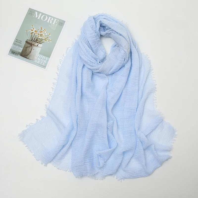 Crinkle Soft – Hijab Coton Froissé 175x70cm