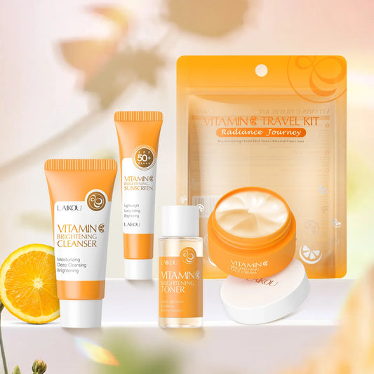 Coffret SkinCare — Routine Complète ✨ (Packs: Sakura / Vitamine C)
