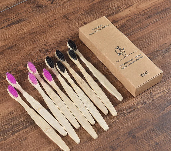 Brosses à Dents en Bambou Naturel