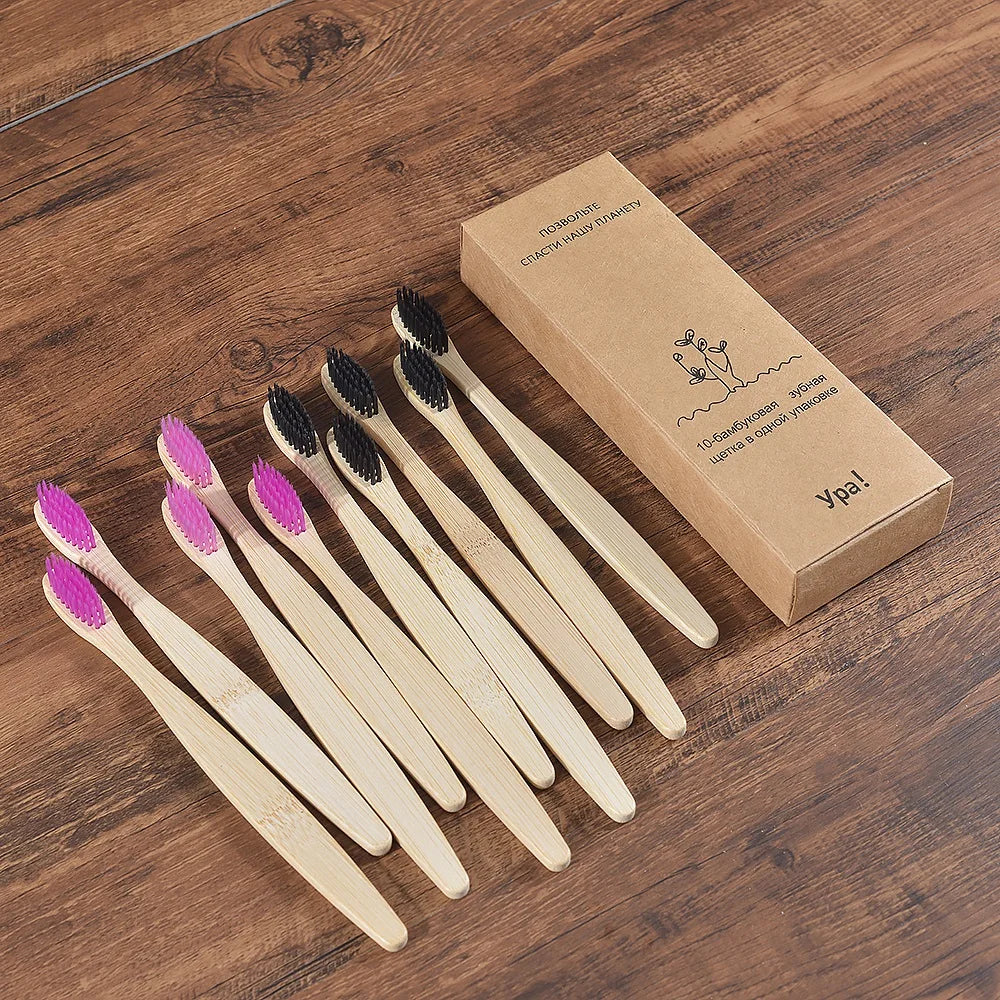 Brosses à Dents en Bambou Naturel