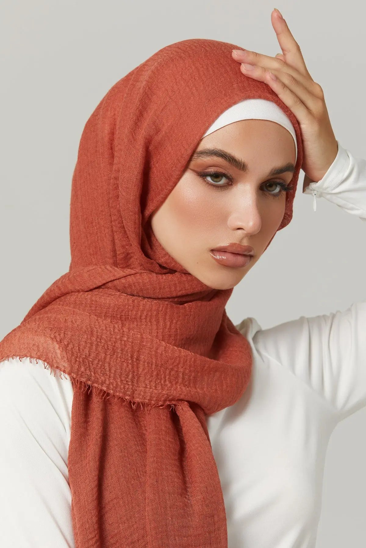 Crinkle Soft – Hijab Coton Froissé 175x70cm
