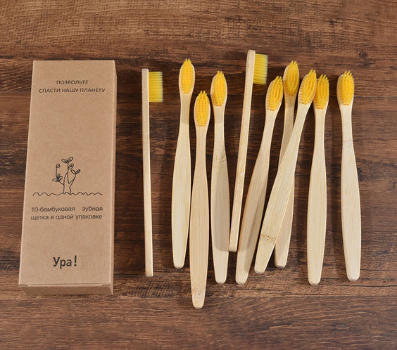 Brosses à Dents en Bambou Naturel