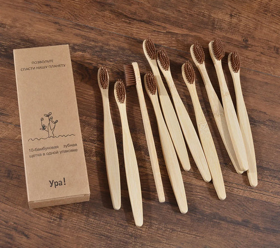 Brosses à Dents en Bambou Naturel