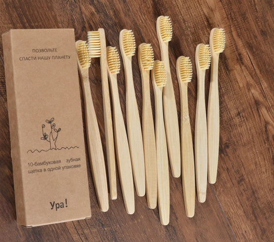 Brosses à Dents en Bambou Naturel