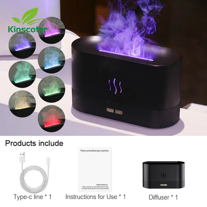 Diffuseur Kinscoter – Effet Flamme & Huiles Essentielles