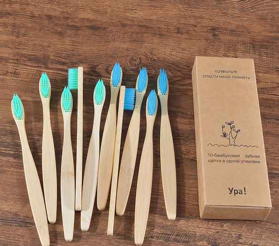 Brosses à Dents en Bambou Naturel