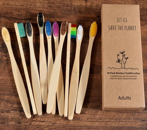 Brosses à Dents en Bambou Naturel