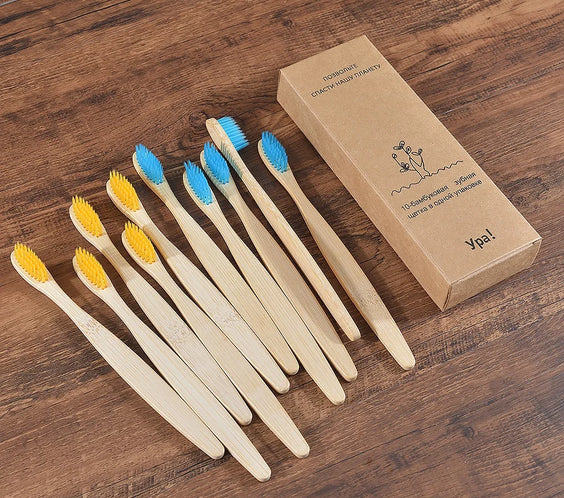 Brosses à Dents en Bambou Naturel