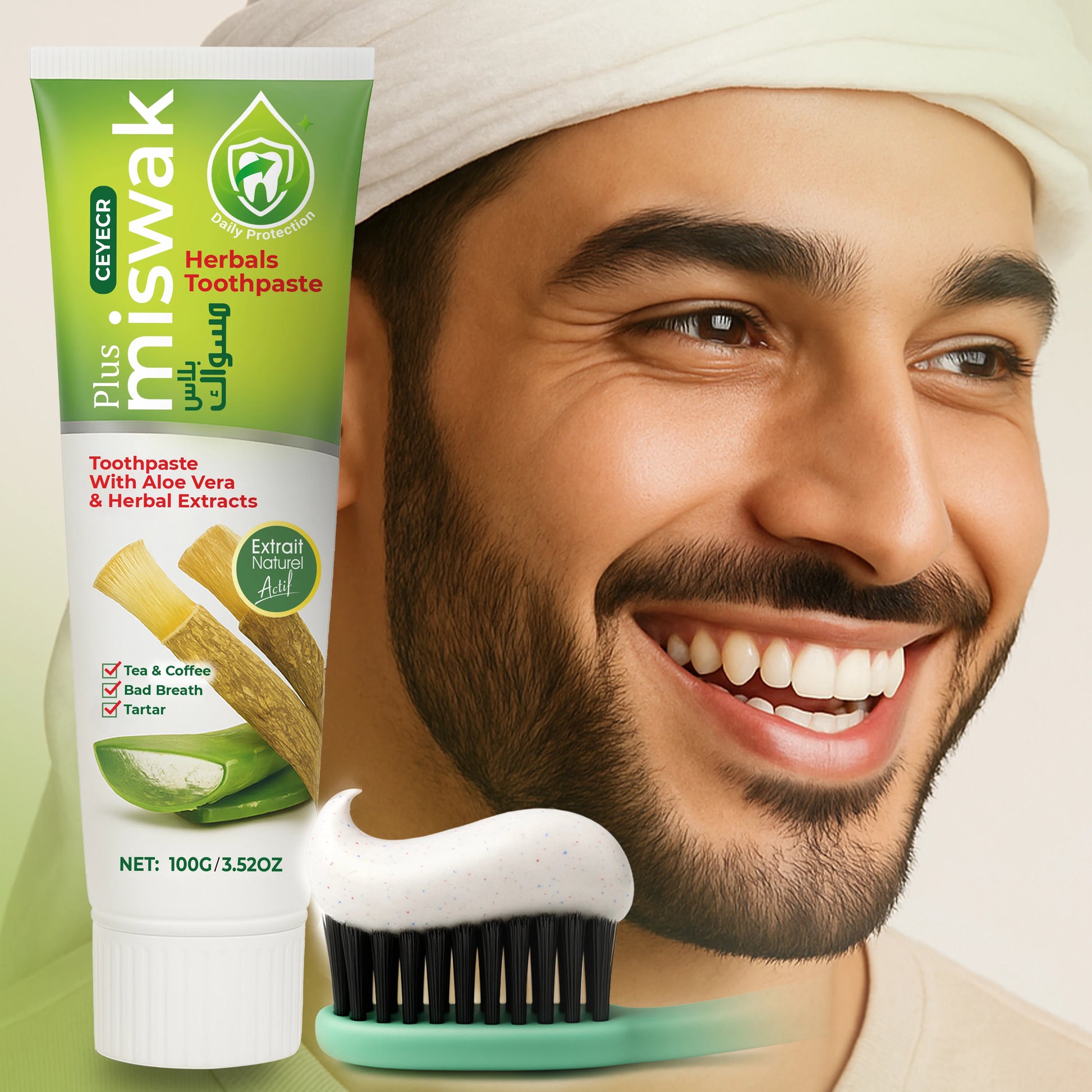 Dentifrice Herbal au Miswak