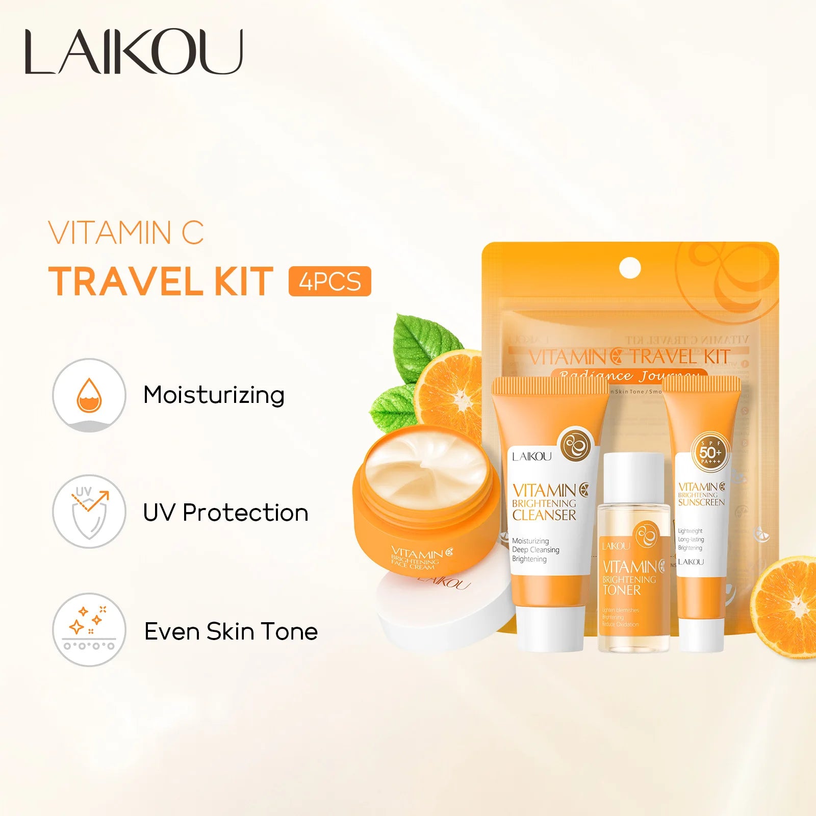 Coffret SkinCare — Routine Complète ✨ (Packs: Sakura / Vitamine C)