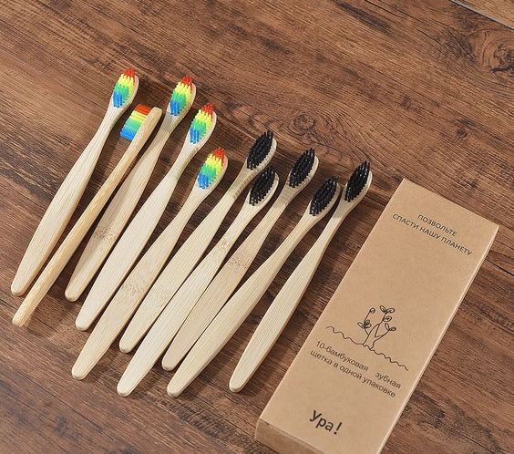 Brosses à Dents en Bambou Naturel