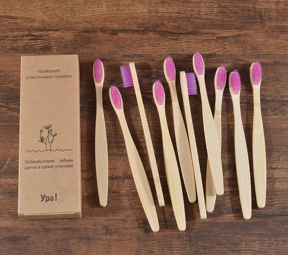Brosses à Dents en Bambou Naturel