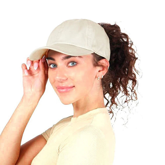 FlexCap™ - Casquette à Ouverture Aimantée pour queue de cheval - chignon
