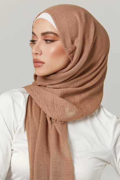 Crinkle Soft – Hijab Coton Froissé 175x70cm