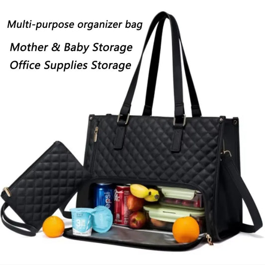 Sac 2-en-1 👜 Ordinateur & isotherme pour Repas, Élégant & Pratique