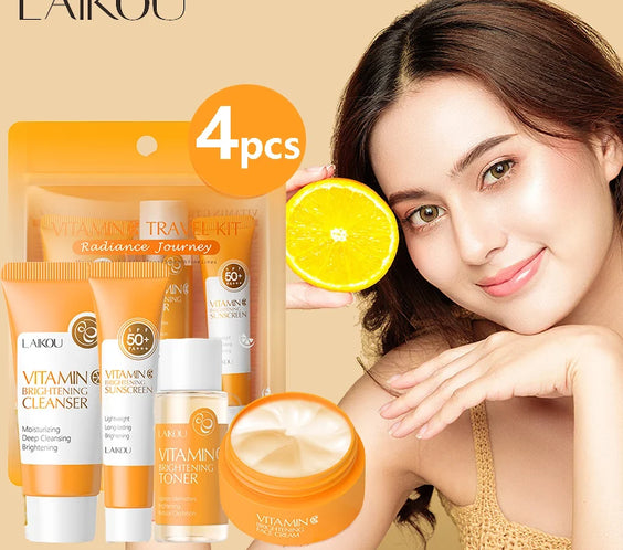 Coffret SkinCare — Routine Complète ✨ (Packs: Sakura / Vitamine C)