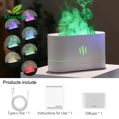 Diffuseur Kinscoter – Effet Flamme & Huiles Essentielles