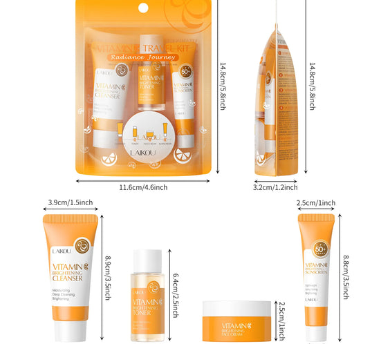 Coffret SkinCare — Routine Complète ✨ (Packs: Sakura / Vitamine C)