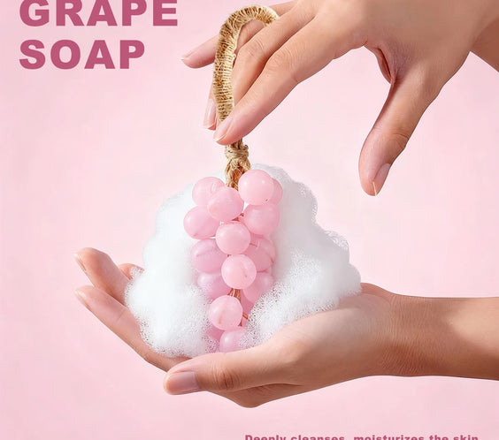 Savon Artisanal Pépins de Raisin — Anti-Âge & Éclat ✨