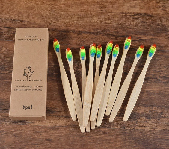 Brosses à Dents en Bambou Naturel