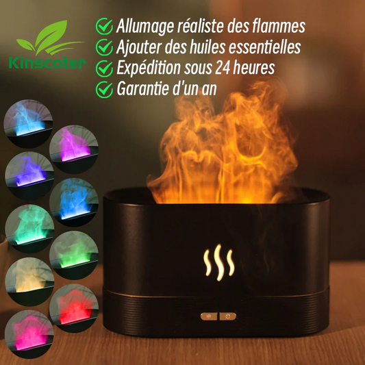 Diffuseur Kinscoter – Effet Flamme & Huiles Essentielles