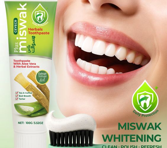 Dentifrice Herbal au Miswak