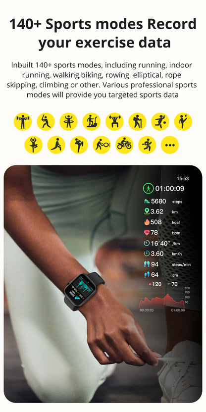 GoldenWatch™ La SmartWatch - votre forme, votre rythme - Montre connectée certifiée